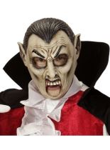 Maska Drákula otevřená ústa - Halloween masky