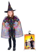 Kostým čarodejnický (plášt + klobouk) - Karnevalové doplňky