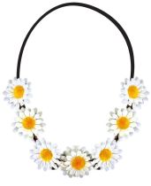 Čelenka květy - kopretina - Hippie - Hipís - 60.léta - Sety a části kostýmů pro děti