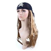 Paruka pirátská se šátkem pro dospělé - Klobouky, helmy, čepice