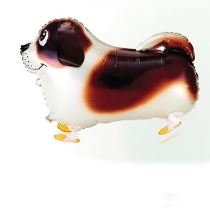 Balón foliový chodící pes - Pejsek  60 cm - Narozeniny