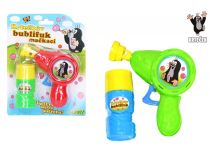 Bublifuk Krtek - krteček - mačkací pistol - 55 ml - Bublifuky pro děti