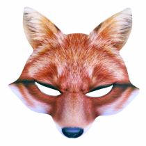 Maska liška - škraboška - dětská - Kostýmy zvířecí
