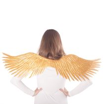 Křídla anděl zlatá - rozpětí 96 cm - vánoce - Karnevalové doplňky