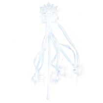 Hůlka sněhová vločka - 43 cm - Vánoce - Čelenky, věnce, spony, šperky