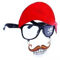 Brýle pirátské s vousy - Karnevalové doplňky