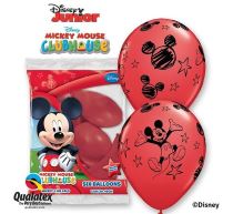 Balónky myšák - Mickey Mouse 30 cm - 6 ks - Latex