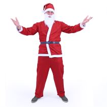 Kostým Santa Claus - Mikuláš (bez vousů) - Vánoce - Klobouky, helmy, čepice