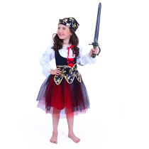 Dětský kostým pirátka vel.S - Zbraně, brnění