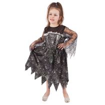 Kostým čarodějnice s pavučinou vel. S EKO - Halloween - Sety a části kostýmů pro děti