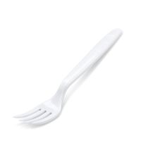 Vidličky jídelní bílé PP - opakovaně použitelné - 18,5 cm - 50 Ks - Papírové