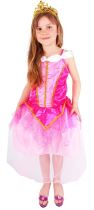 Kostým princezna růžová vel. M - Karnevalové kostýmy pro děti
