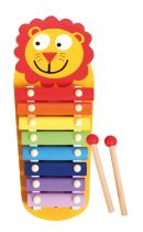 Dřevěný xylofon, lev - Káče, Bubínky, Hrací, Skřínky