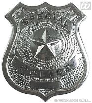 Odznak policie kovový - Sety a části kostýmů pro dospělé