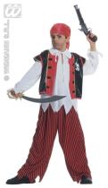 Kostým dětský Pirát ostrovní 158cm - Karnevalové doplňky