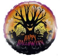 Balón foliový 45 cm - Halloween - Fóliové