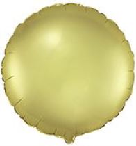 Balón foliový 45 cm Kulatý PASTELOVÝ ZLATÝ - Narozeniny