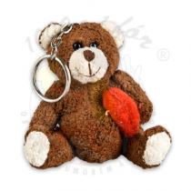 Klíčenka medvěd se srdíčkem - Valentýn - Oslavy
