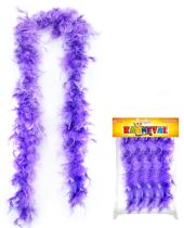 Boa s peřím fialové - 150 cm - Charlestone - Karnevalové kostýmy pro dospělé