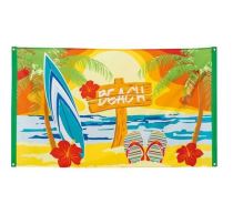 Vlajka havajská pláž - Hawaii - 150 x 90 cm - Karnevalové doplňky