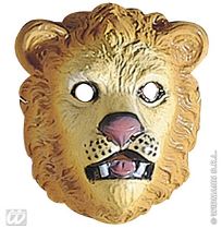 Maska dětská plast Lev - safari - Narozeniny