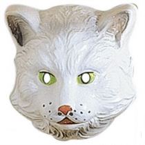 Maska dětská plast Kočka - kočička - Karneval