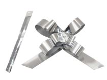Dekorační stahovací stuha - metalická stříbrná - 1 ks - Dekorace