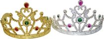 Korunka princezna 2 druhy - zlatá - stříbrná - Čelenky, věnce, spony, šperky