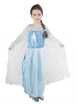 karnevalový kostým princezna Zimní království - vel. L - Čelenky, věnce, spony, šperky