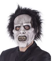 Maska zombie s vlasy -  Halloween - Nelicence