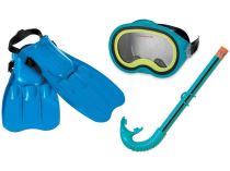 Potápěčská sada - Brýle + šnorchl + ploutve střední - 3 ks - Volný čas, Dovolená
