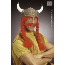 Helma paruka knír Gál Obelix (základní) - Karnevalové doplňky