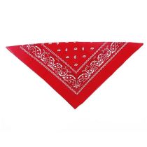 šátek kovbojský - Western - červený - 53x53 cm - Karnevalové doplňky