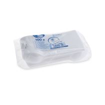 Lžičky polévkové - plast - 100 ks - Papírové