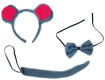 Dětská sada myška - unisex - 3 ks - Masky, škrabošky