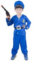 Kostým policista vel. M - Karnevalové kostýmy pro děti