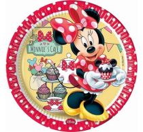 Talíře MINNIE CAFE 23 cm 8 ks - Mickey - Minnie mouse - licence
