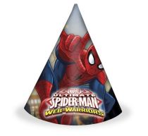 Papírové kloboučky " Ultimate SPIDERMAN " 6 ks - Papírové