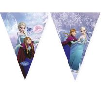 Banner - girlanda Frozen - Ledové království - vlajky - 230 cm - Čelenky, věnce, spony, šperky