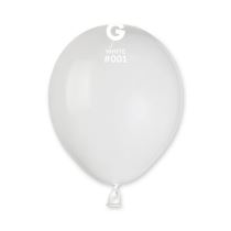 Balónek latexový MINI - 13 cm – Pastelová bílá 1 KS - Fóliové