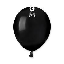 Balónek latexový MINI - 13 cm – Černá 1 KS - Dekorace