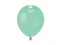 Balónek latexový MINI - 13 cm – Mátová - Mint - zelený 1 KS - Latex