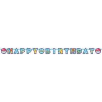 Girlanda Pokémon - Happy Birthday - narozeniny - 218 cm - Párty program