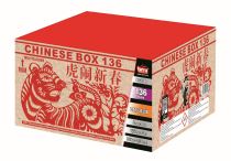 Ohňostroj - BATERIE VÝMETNIC CHINESE BOX 136 RAN 2/1 - multikalibr - Oslavy