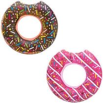 Nafukovací kruh Donut - mix - 2 druhy -107 cm - Nafukovací doplňky