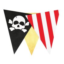 Girlanda pirátská - vlajka - 150 cm - Nelicence