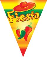 Girlanda vlajky Fiesta - Mexiko - 500 cm - Mexická párty
