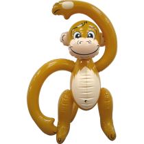 Nafukovací opice - safari - 61 cm - Čelenky, věnce, spony, šperky