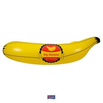 Nafukovací banán - banana - safari - 70 cm - Čelenky, věnce, spony, šperky