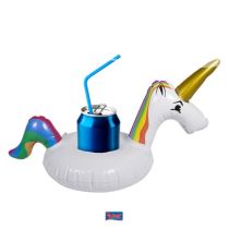 Nafukovací držák na pití Unicorn - jednorožec 18x37cm - Karnevalové kostýmy pro děti